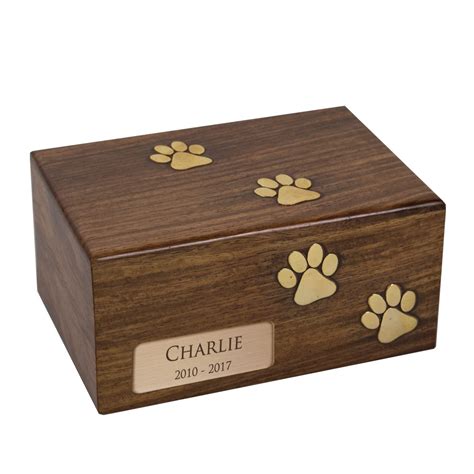 pet cremation box engraved